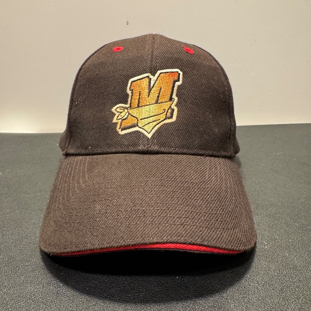 Otto Cap Baseball Hat Men Cap OSFM Brown Cotton Twill Embroidered Logo Vintage